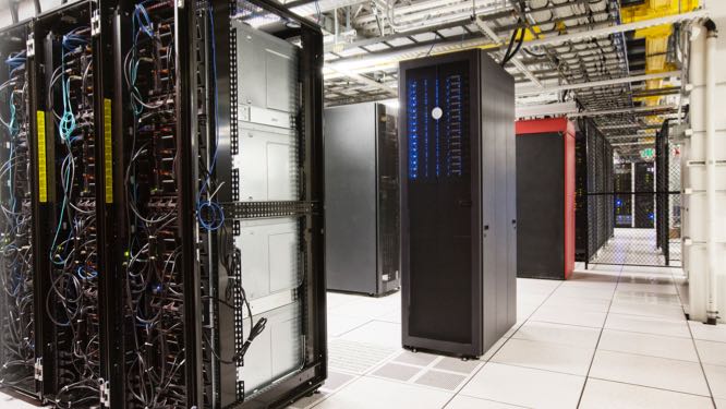 data center filled with servers